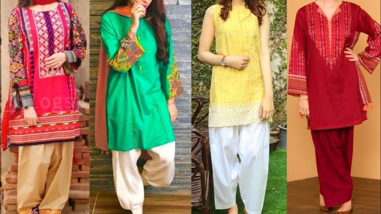 pakistani shalwar kameez design female